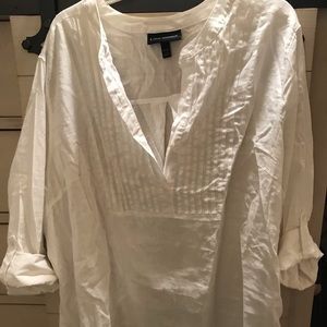 Lane Bryant linen shirt